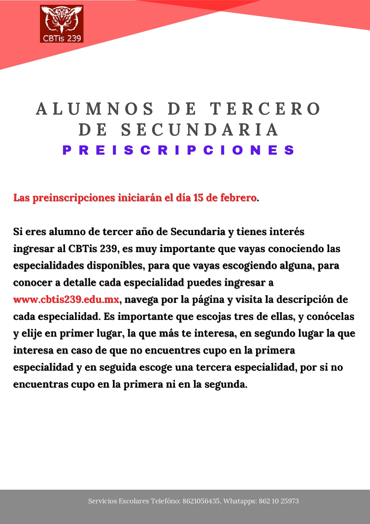 PREISCRIPCIONES
